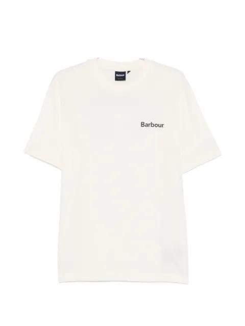 logo-print T-shirt by BARBOUR