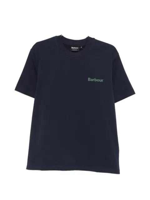 logo-print T-shirt by BARBOUR