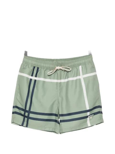 logo-print swim shorts by BARBOUR
