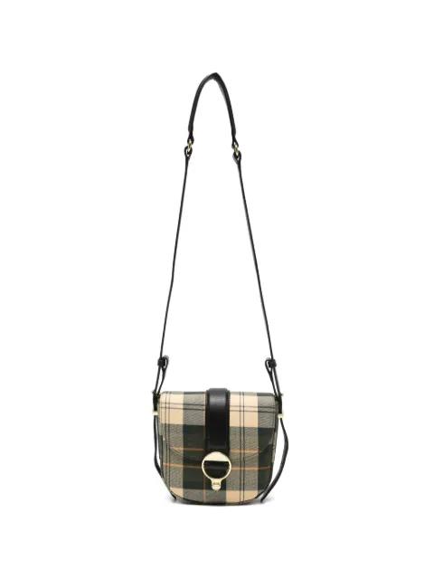 mini tartan-pattern crossbody bag by BARBOUR