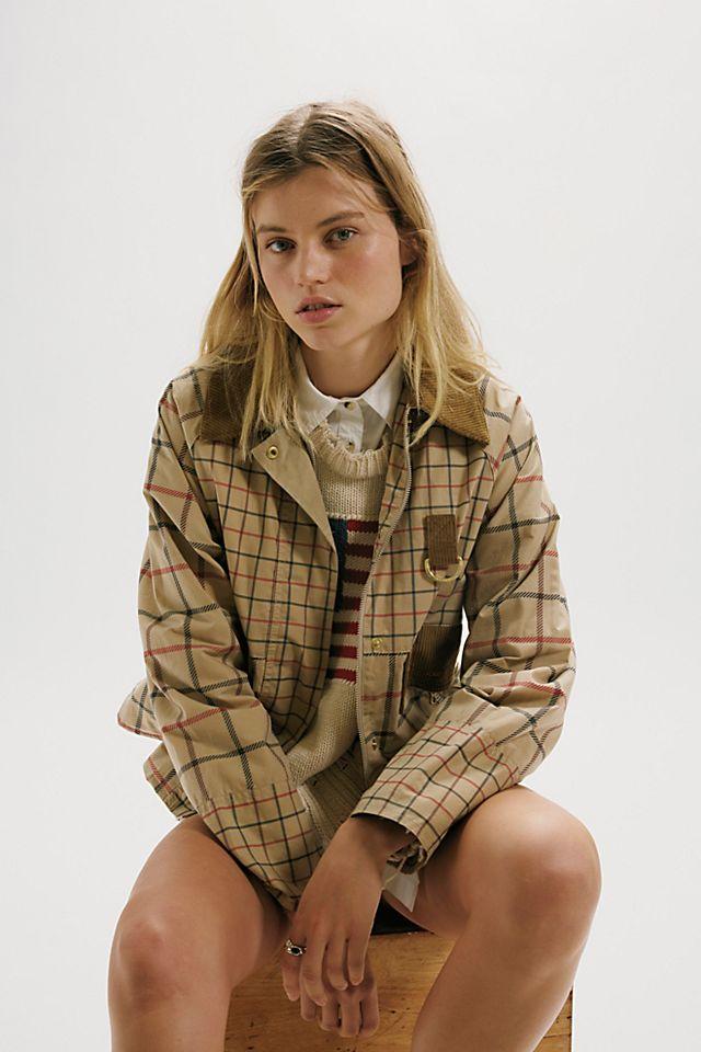 Barbour Mackworth Check Casual Jacket by BARBOUR | FREE PEOPLE