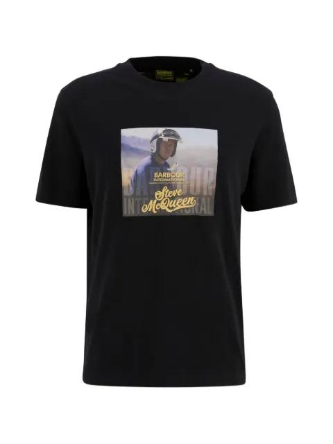 photographic-print T-shirt by BARBOUR