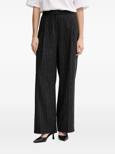 pinstripe-pattern trousers by BARBOUR