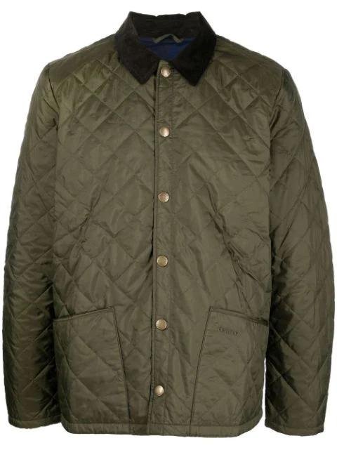 quilted press-stud jacket by BARBOUR