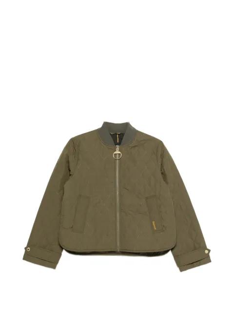 quilted zip-fastening jacket by BARBOUR