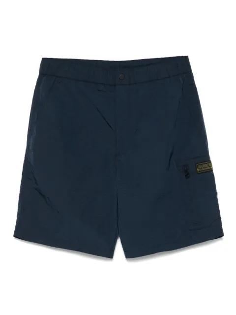 raised-logo shorts by BARBOUR