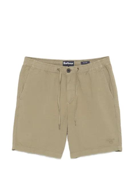 seersucker drawstring shorts by BARBOUR