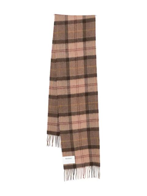 tartan fringed scarf by BARBOUR