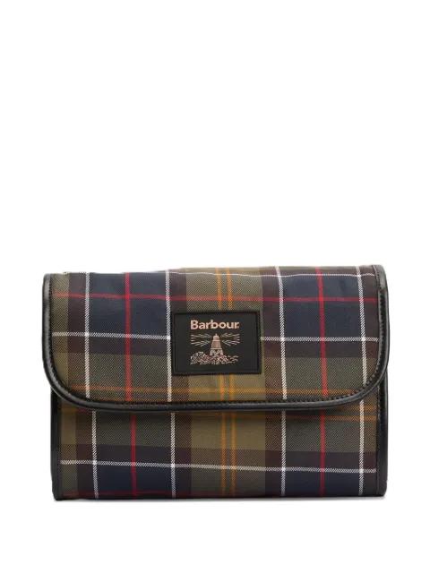 tartan-plaid clutch bag by BARBOUR
