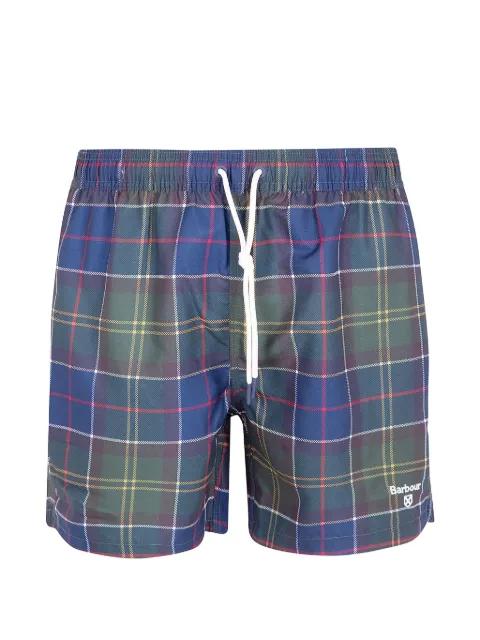 tartan-print swim shorts by BARBOUR