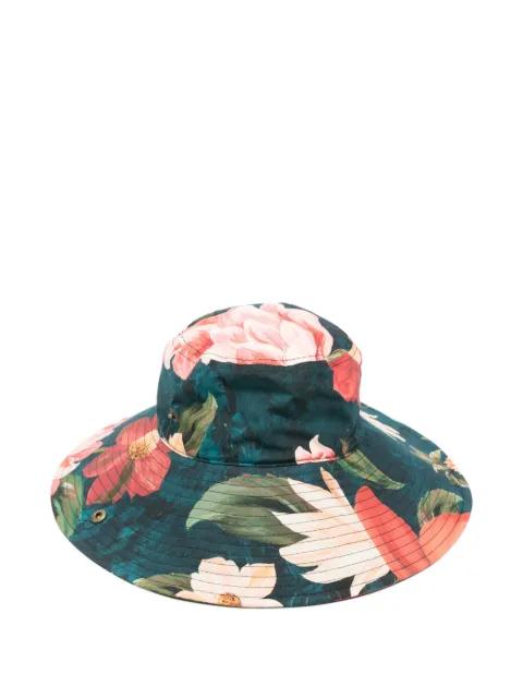 x Farm Rio floral-print sun hat by BARBOUR