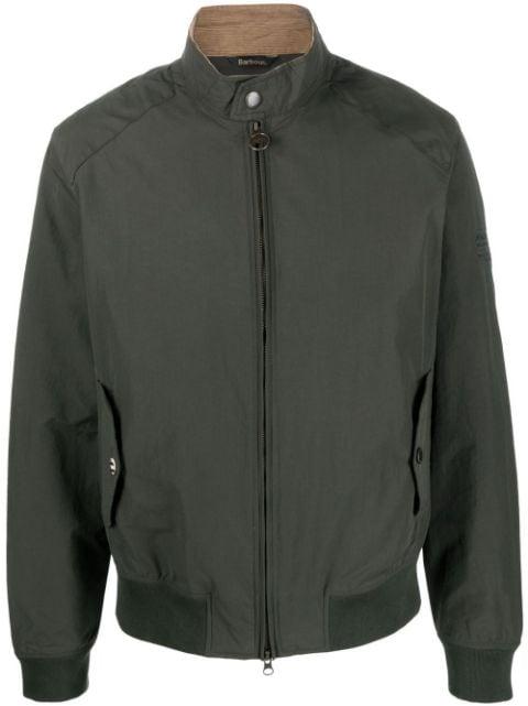 zip-fastening bomber jacket by BARBOUR