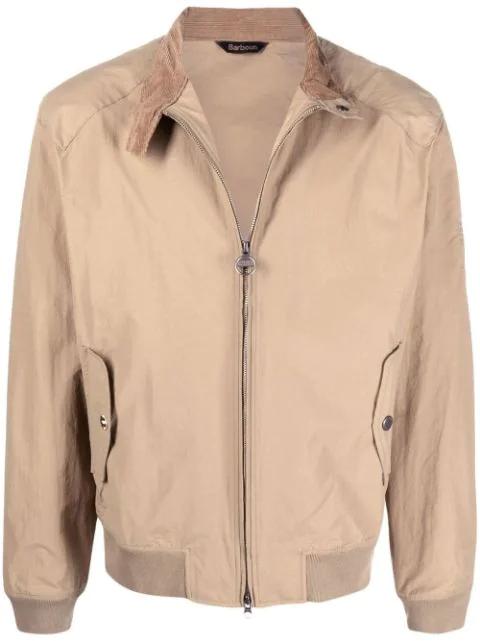 zip-up bomber jacket by BARBOUR