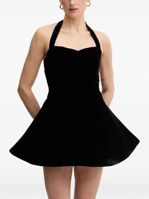 Agathena halterneck mini dress by BARDOT