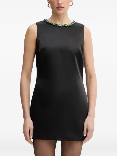 Audria Diamante  jewel neckline dress by BARDOT