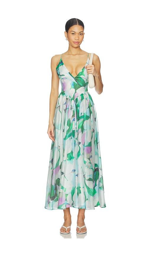 Bardot Arletha Halter Maxi Dress in Green by BARDOT