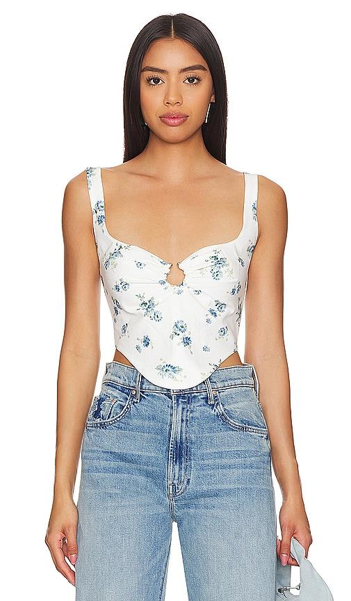 Bardot Cello Bustier in White by BARDOT