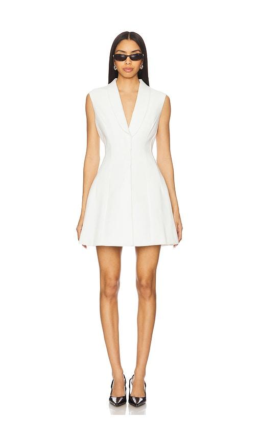 Bardot Destene Hourglass Mini Dress in White by BARDOT Bardot Destene Hourglass Mini Dress in White by BARDOT