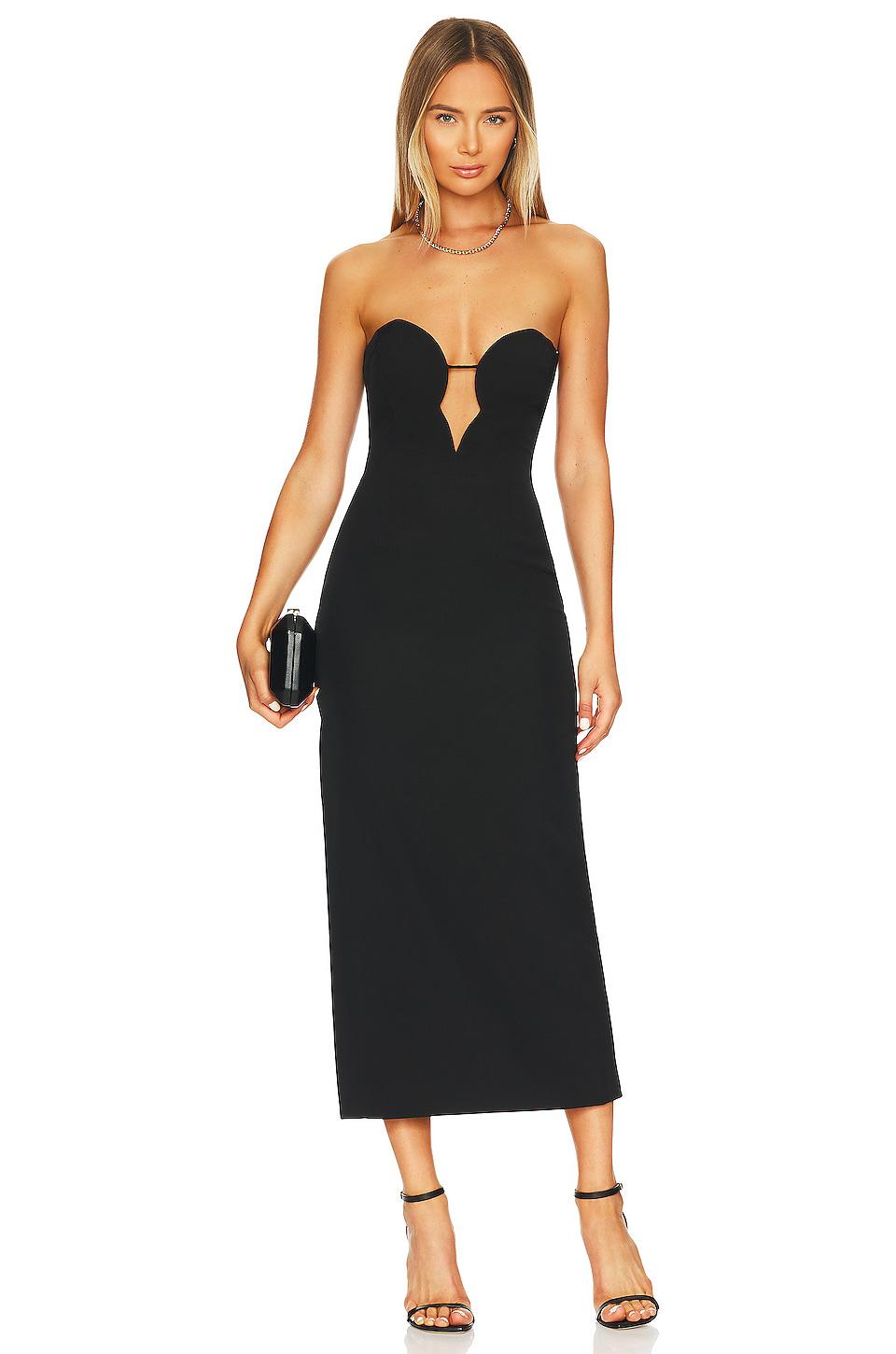 Bardot Eleni Midi Dress in Black by BARDOT