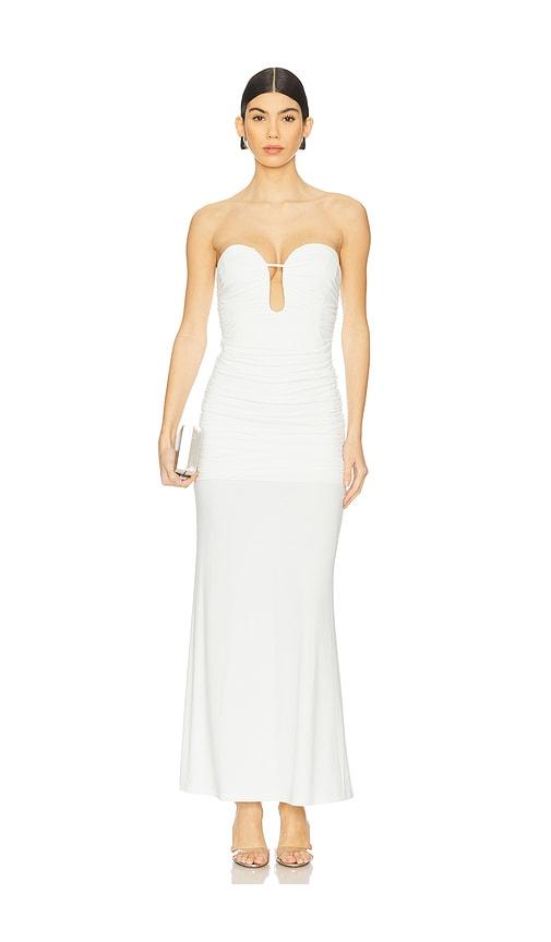 Bardot Elvira Maxi Dress in White by BARDOT
