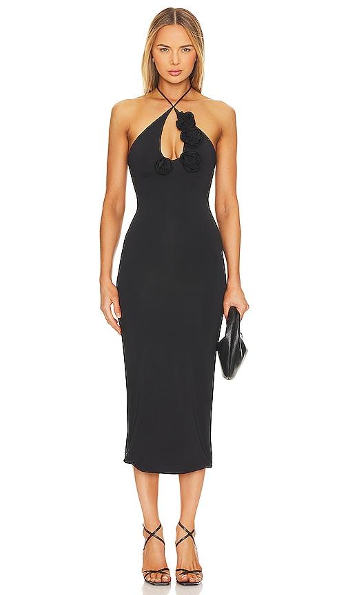 Bardot Erika Midi Dress in Black by BARDOT