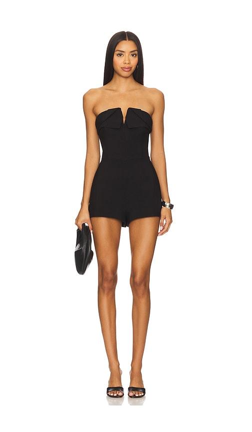Bardot Jezel Strapless Playsuit in Black by BARDOT