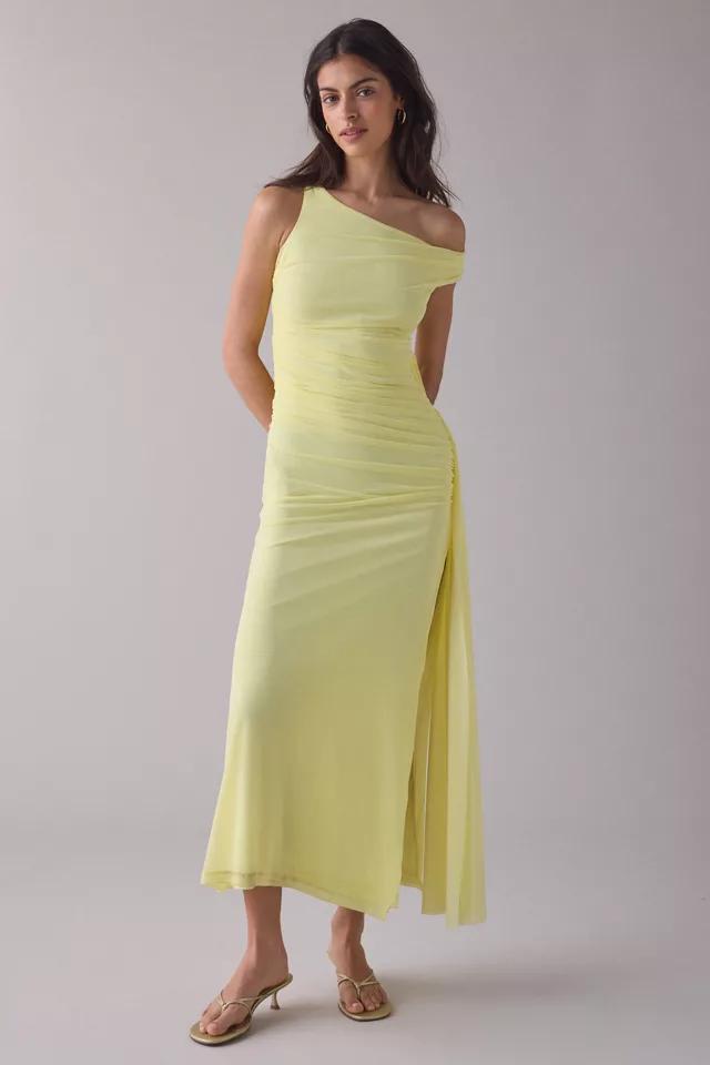 Bardot Layana Cascading Asymmetric Off-Shoulder Maxi Dress by BARDOT