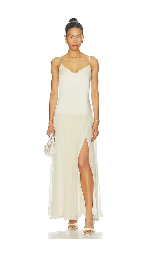 Bardot Linara Halter Neck Maxi Dress in Ivory by BARDOT