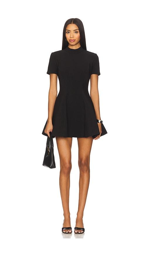 Bardot Zephyra Collar Mini Dress in Black by BARDOT