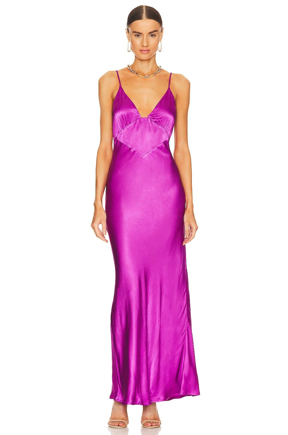 Bardot x REVOLVE Wintour Midi Slip Dress in Purple by BARDOT