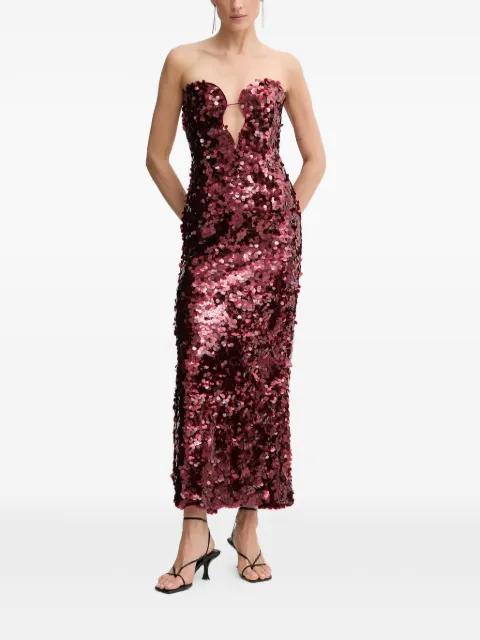 Braya sequin-embellished midi dress by BARDOT