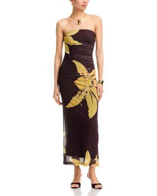 Ciera Strapless Mesh Dress by BARDOT