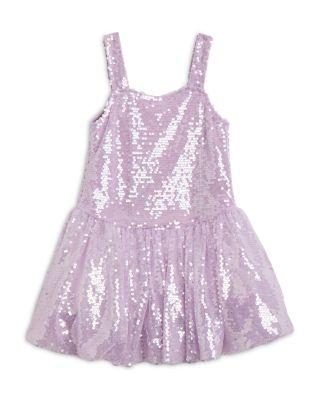Girls' Alanna Mesh Sequin Dress - Little Kid by BARDOT