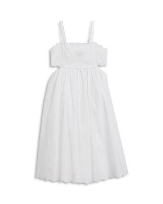 Girls' Zaria Poplin Midi Dress - Little Kid by BARDOT