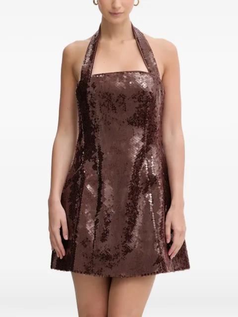 Halter sequin halter dress by BARDOT