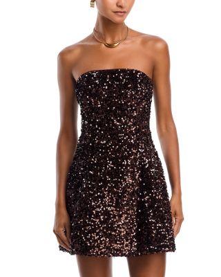 Helene Sequin Mini Dress by BARDOT