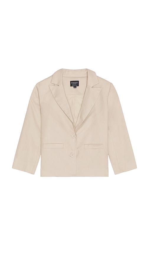 Bardot Junior Kids Charles Blazer in Beige by BARDOT JUNIOR