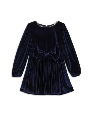 Girls' Ashlyn Velour Mini Dress - Little Kid by BARDOT JUNIOR