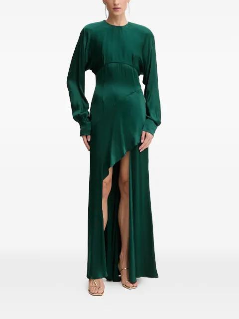 Kartia long-sleeve asymmetric dress by BARDOT