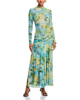 Lea Floral Mesh Dress by BARDOT
