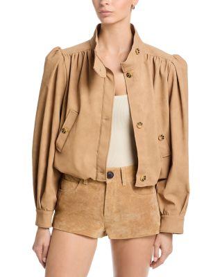 Leon Faux Leather Jacket by BARDOT