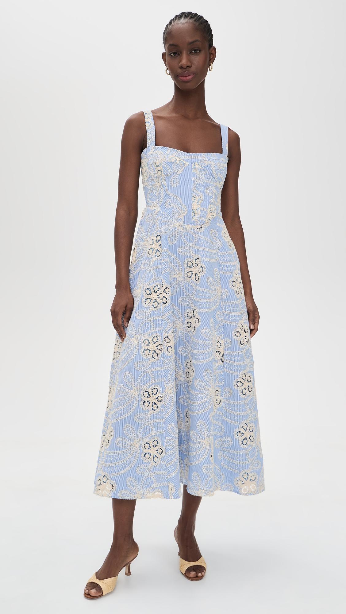 Lilah Corset Midi Dress by BARDOT