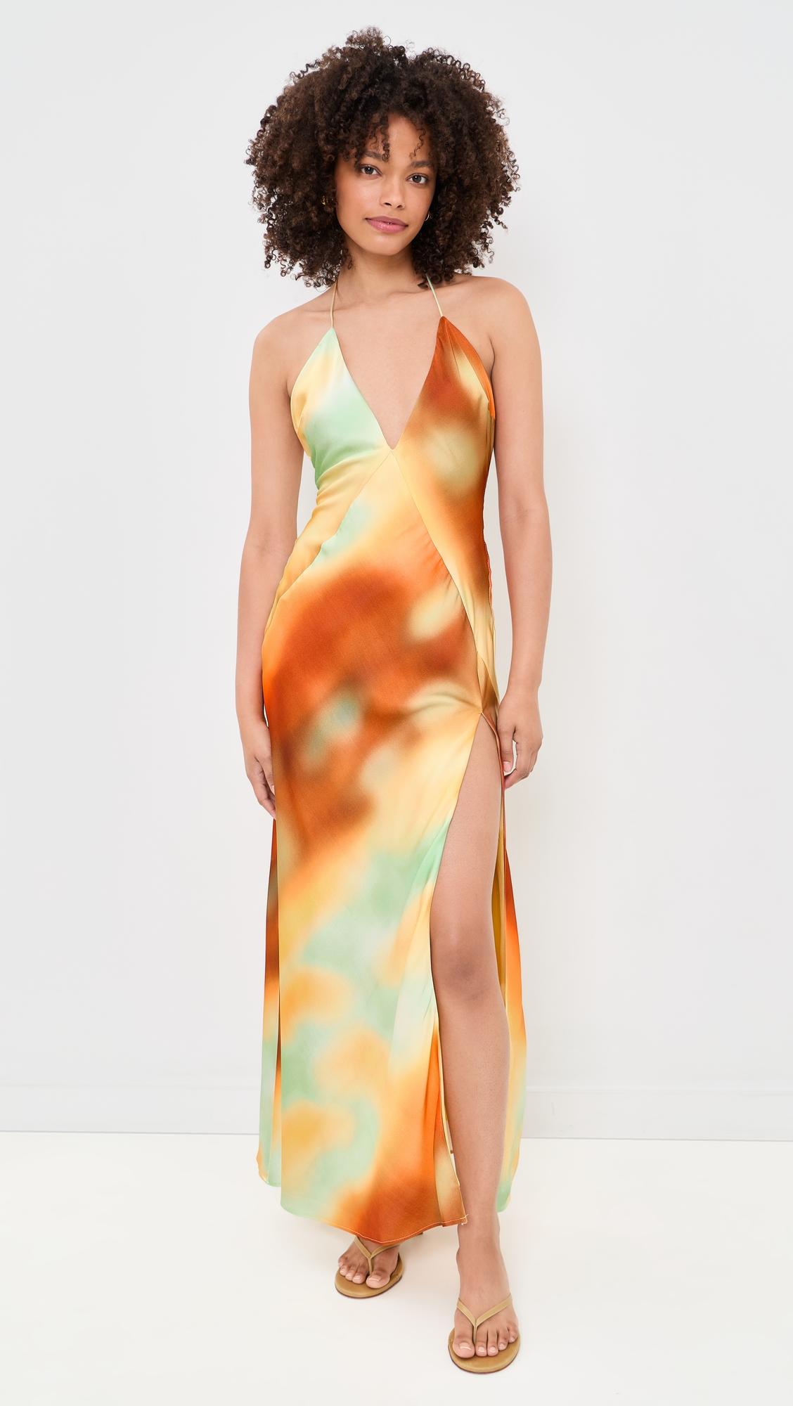 Lizbeth Halter Maxi Dress by BARDOT