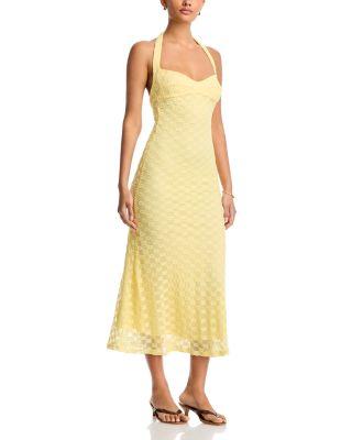 Mariko Halter Neck Midi Dress by BARDOT
