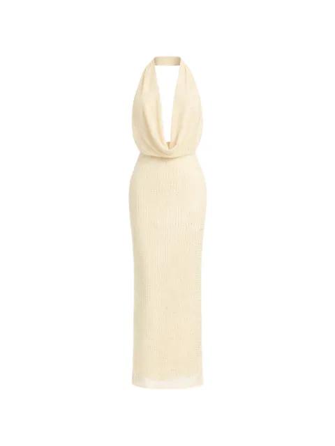 Nola cowl-neck maxi dress by BARDOT