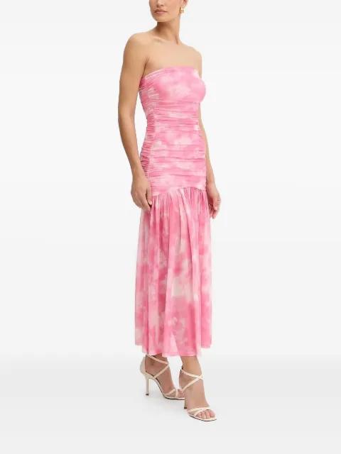 Solana tie-dye midi dress by BARDOT