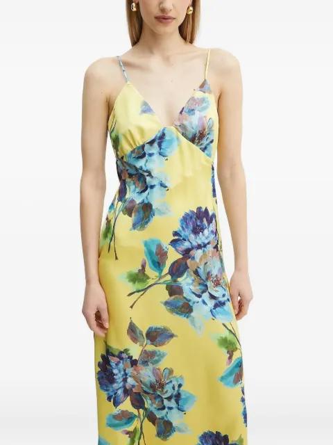 Wintour floral-print slip dress by BARDOT