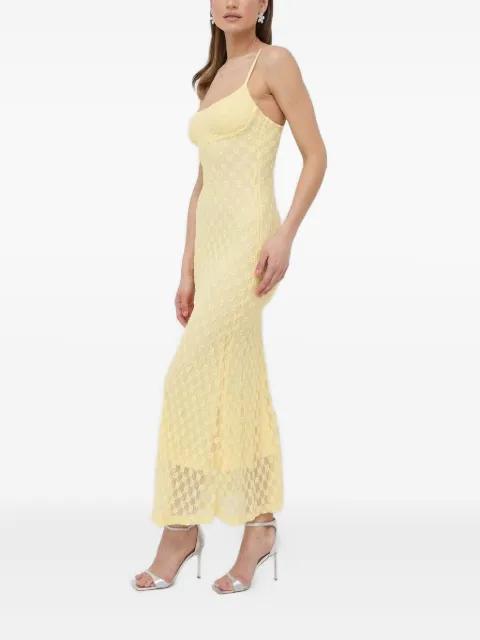 floral-lace maxi dress by BARDOT