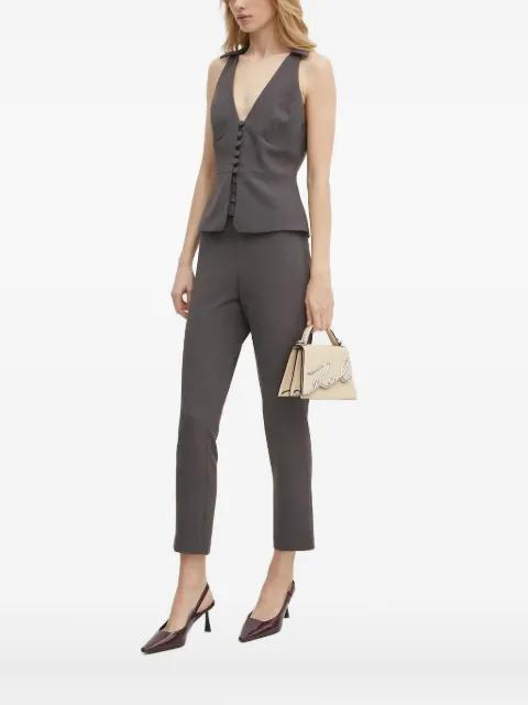halterneck button top by BARDOT