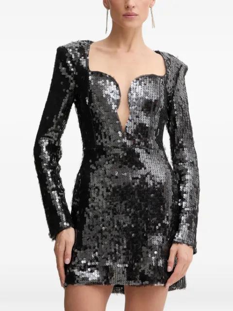 sequin-embellished mini dress by BARDOT